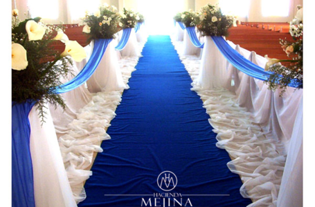 bodas de color azul