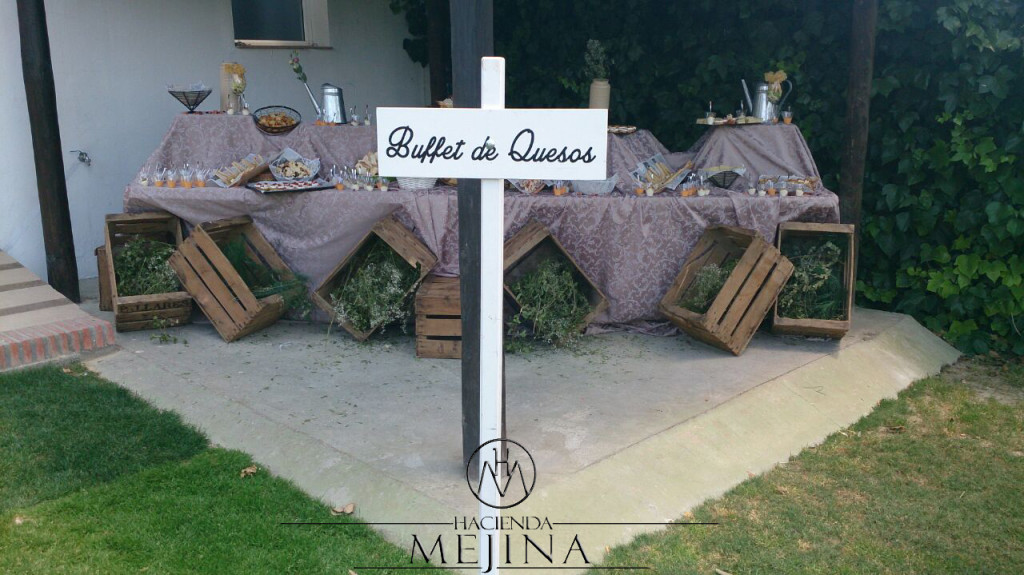 Buffet de Quesos para bodas, estilo Gourmet.